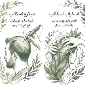 میکرو اسکالپ و اسکراب اسکالپ سر چیست؟